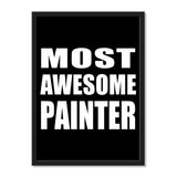 Most Awesome Painter - Portrait Frame Photo Tile