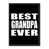 Best Grandpa Ever - Portrait Frame Photo Tile