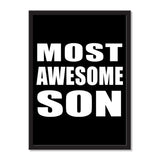 Most Awesome Son - Portrait Frame Photo Tile