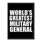 World's Greatest Military General - Portrait Frame Photo Tile