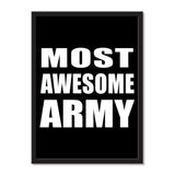 Most Awesome Army - Portrait Frame Photo Tile