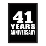 41 Years Anniversary - Portrait Frame Photo Tile