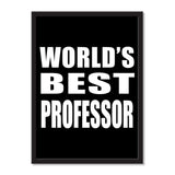 World's Best Professor - Portrait Frame Photo Tile