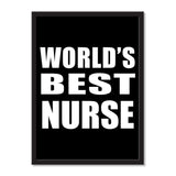 World's Best Nurse - Portrait Frame Photo Tile