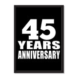 45 Years Anniversary - Portrait Frame Photo Tile