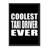 Coolest Taxi Driver Ever - Portrait Frame Photo Tile