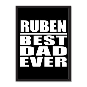 Ruben Best Dad Ever - Portrait Frame Photo Tile
