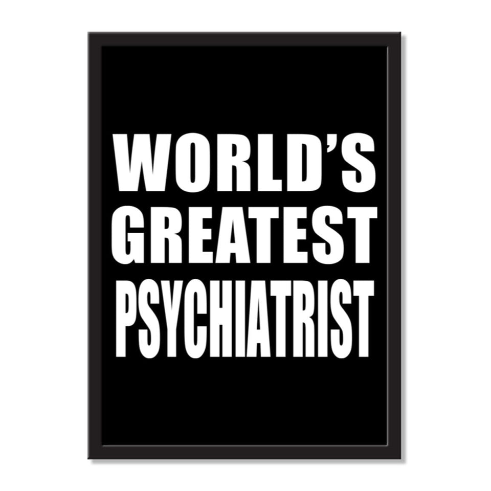 World's Greatest Psychiatrist - Portrait Frame Photo Tile