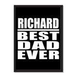 Richard Best Dad Ever - Portrait Frame Photo Tile