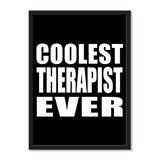 Coolest Therapist Ever - Portrait Frame Photo Tile