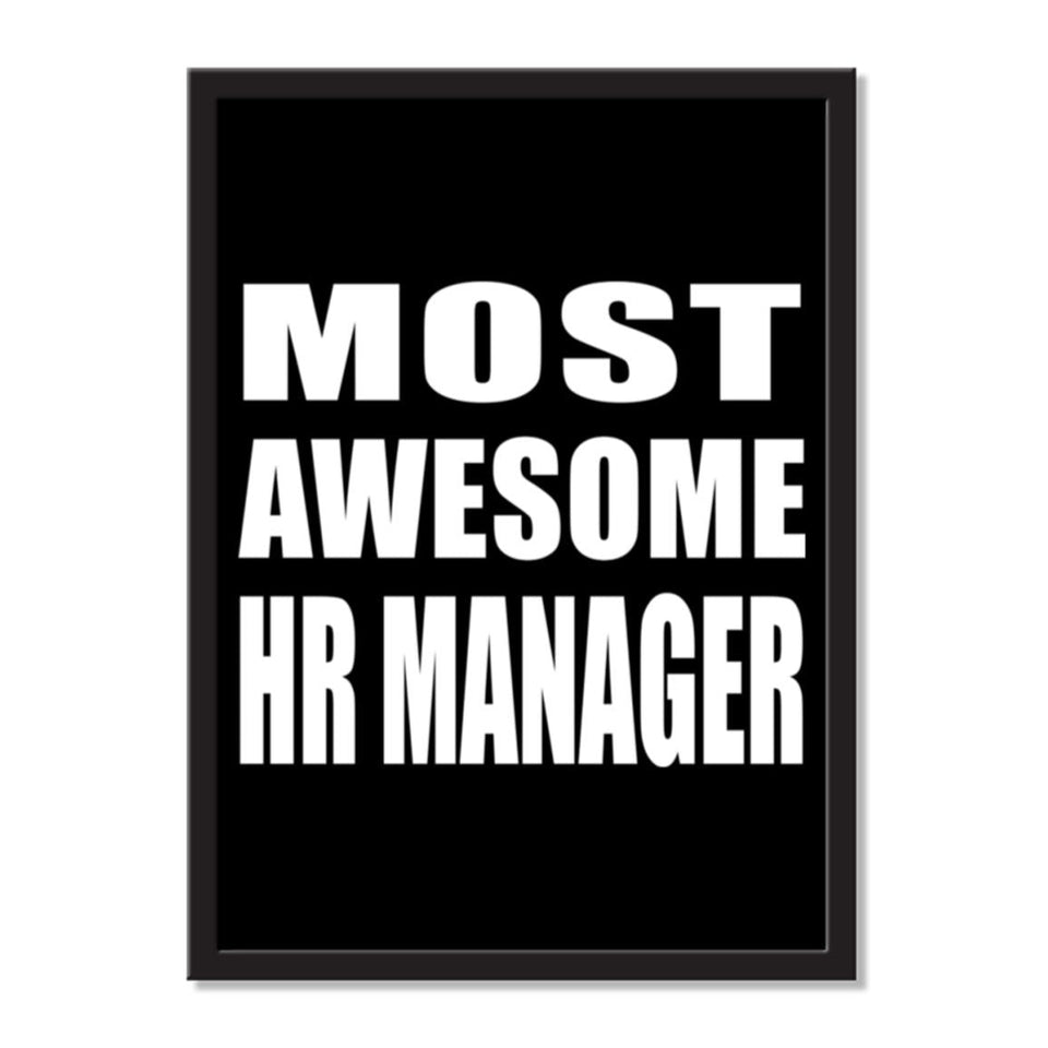 Most Awesome Hr Manager - Portrait Frame Photo Tile