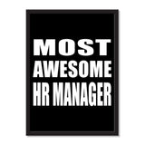 Most Awesome Hr Manager - Portrait Frame Photo Tile