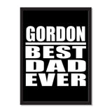 Gordon Best Dad Ever - Portrait Frame Photo Tile