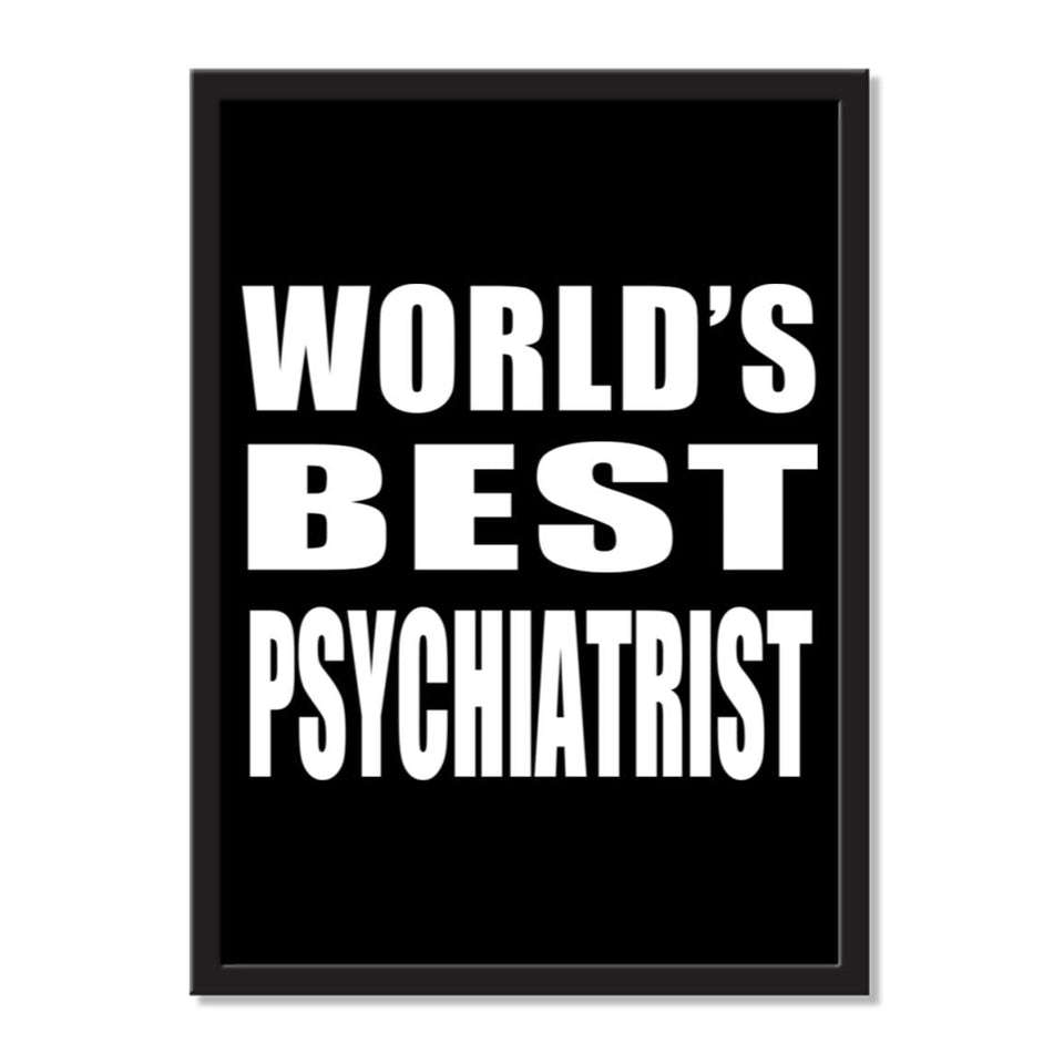 World's Best Psychiatrist - Portrait Frame Photo Tile