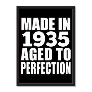Made In 1935 Aged to Perfection - Portrait Frame Photo Tile