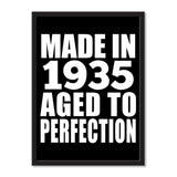 Made In 1935 Aged to Perfection - Portrait Frame Photo Tile