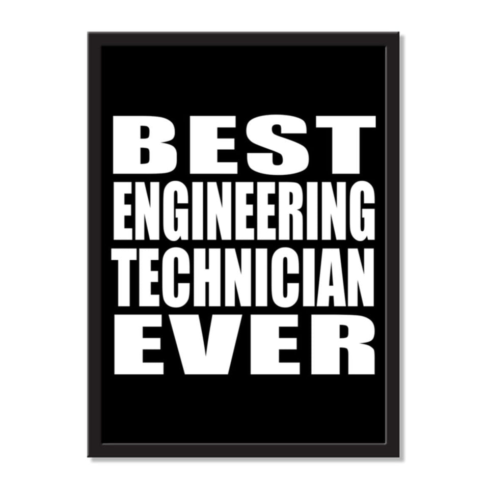 Best Engineering Technician Ever - Portrait Frame Photo Tile