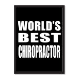 World's Best Chiropractor - Portrait Frame Photo Tile