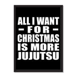 All I Want For Christmas Is More Jujutsu - Portrait Frame Photo Tile