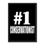Number One #1 Conservationist - Portrait Frame Photo Tile