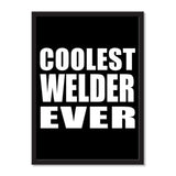 Coolest Welder Ever - Portrait Frame Photo Tile