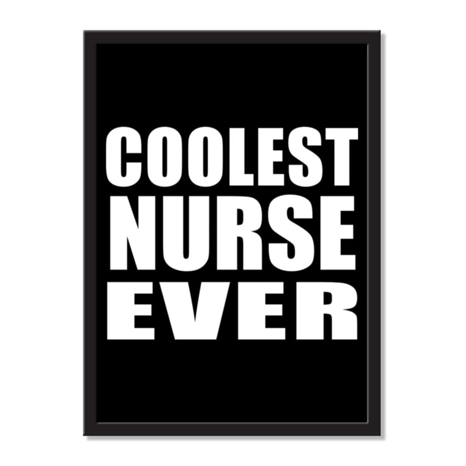 Coolest Nurse Ever - Portrait Frame Photo Tile