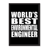 World's Best Environmental Engineer - Portrait Frame Photo Tile