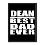 Dean Best Dad Ever - Portrait Frame Photo Tile