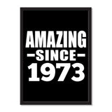 Amazing Since 1973 - Portrait Frame Photo Tile
