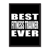 Best Fitness Trainer Ever - Portrait Frame Photo Tile