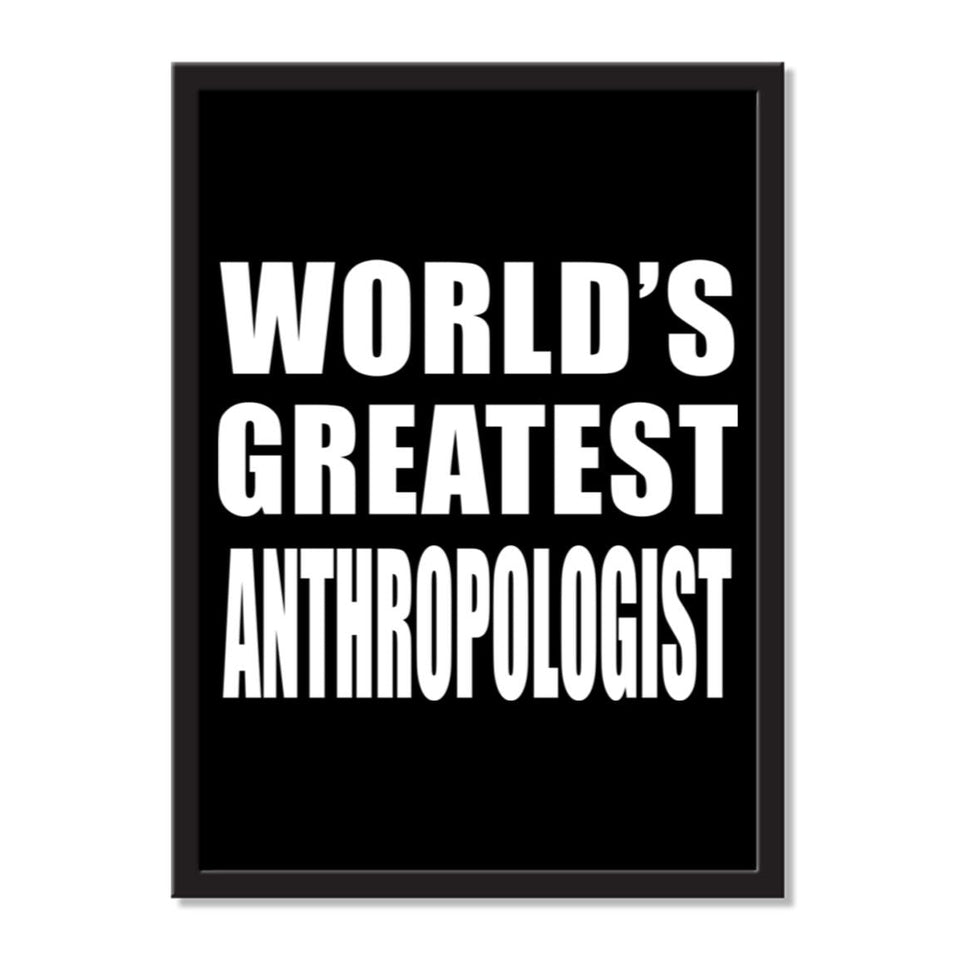 World's Greatest Anthropologist - Portrait Frame Photo Tile
