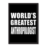 World's Greatest Anthropologist - Portrait Frame Photo Tile