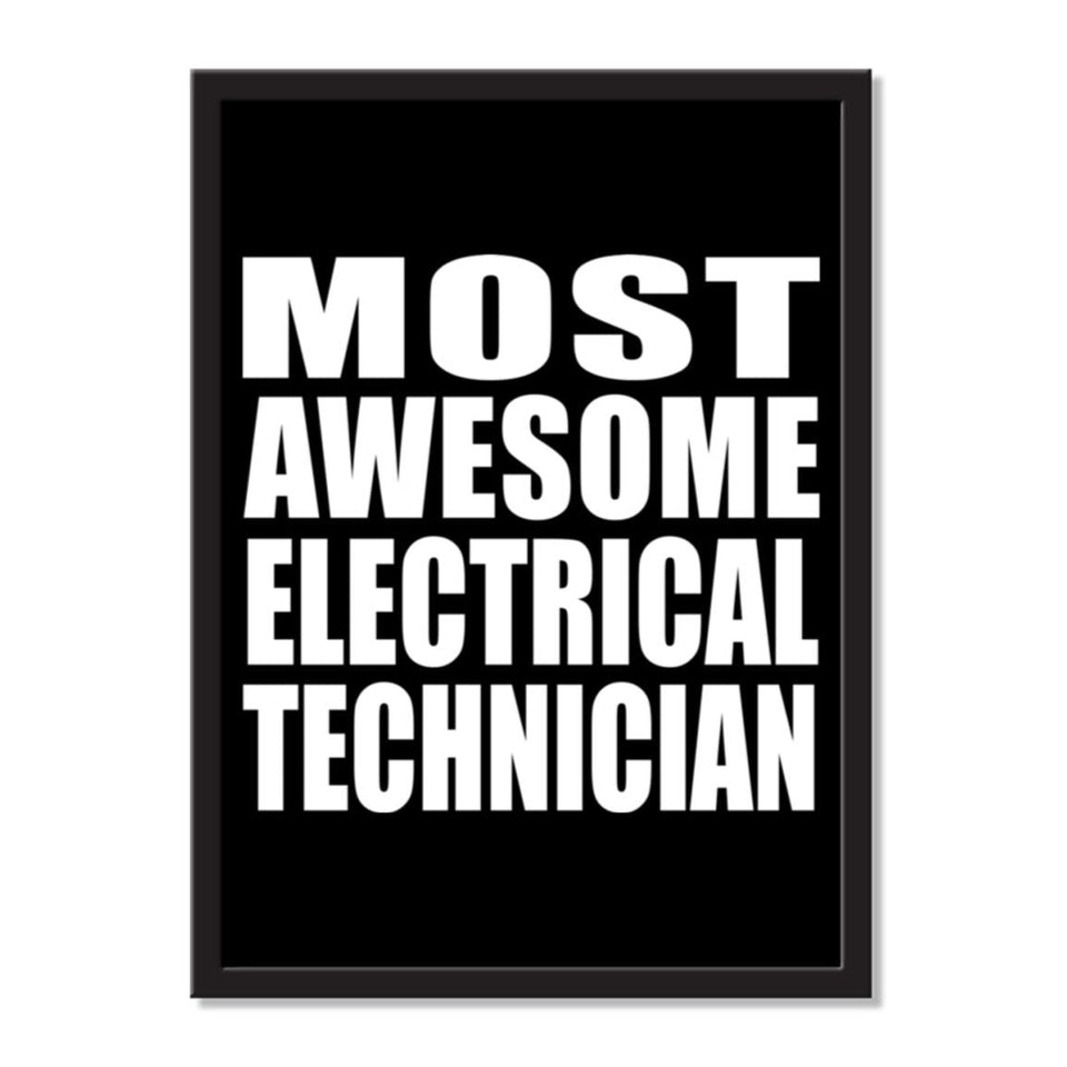 Most Awesome Electrical Technician - Portrait Frame Photo Tile