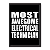 Most Awesome Electrical Technician - Portrait Frame Photo Tile
