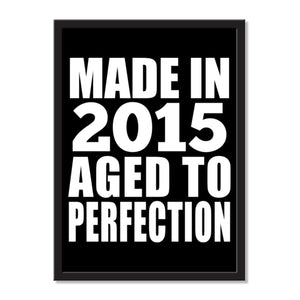 Made In 2015 Aged to Perfection - Portrait Frame Photo Tile