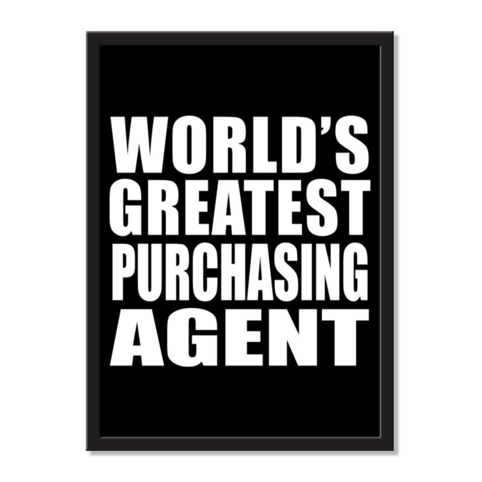 World's Greatest Purchasing Agent - Portrait Frame Photo Tile