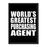 World's Greatest Purchasing Agent - Portrait Frame Photo Tile