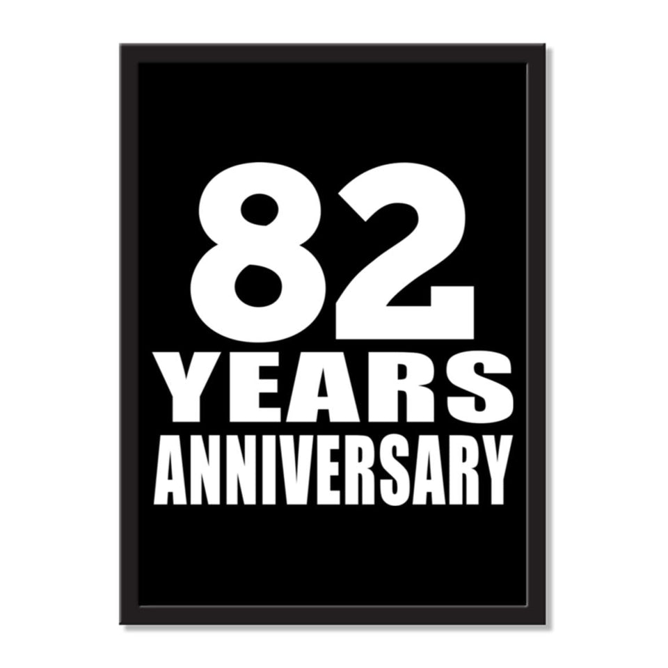 82 Years Anniversary - Portrait Frame Photo Tile