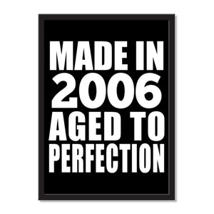 Made In 2006 Aged to Perfection - Portrait Frame Photo Tile