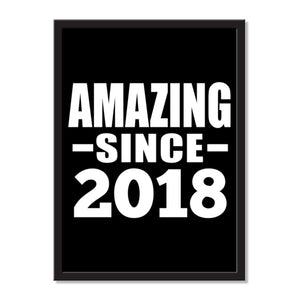 Amazing Since 2018 - Portrait Frame Photo Tile