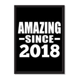 Amazing Since 2018 - Portrait Frame Photo Tile