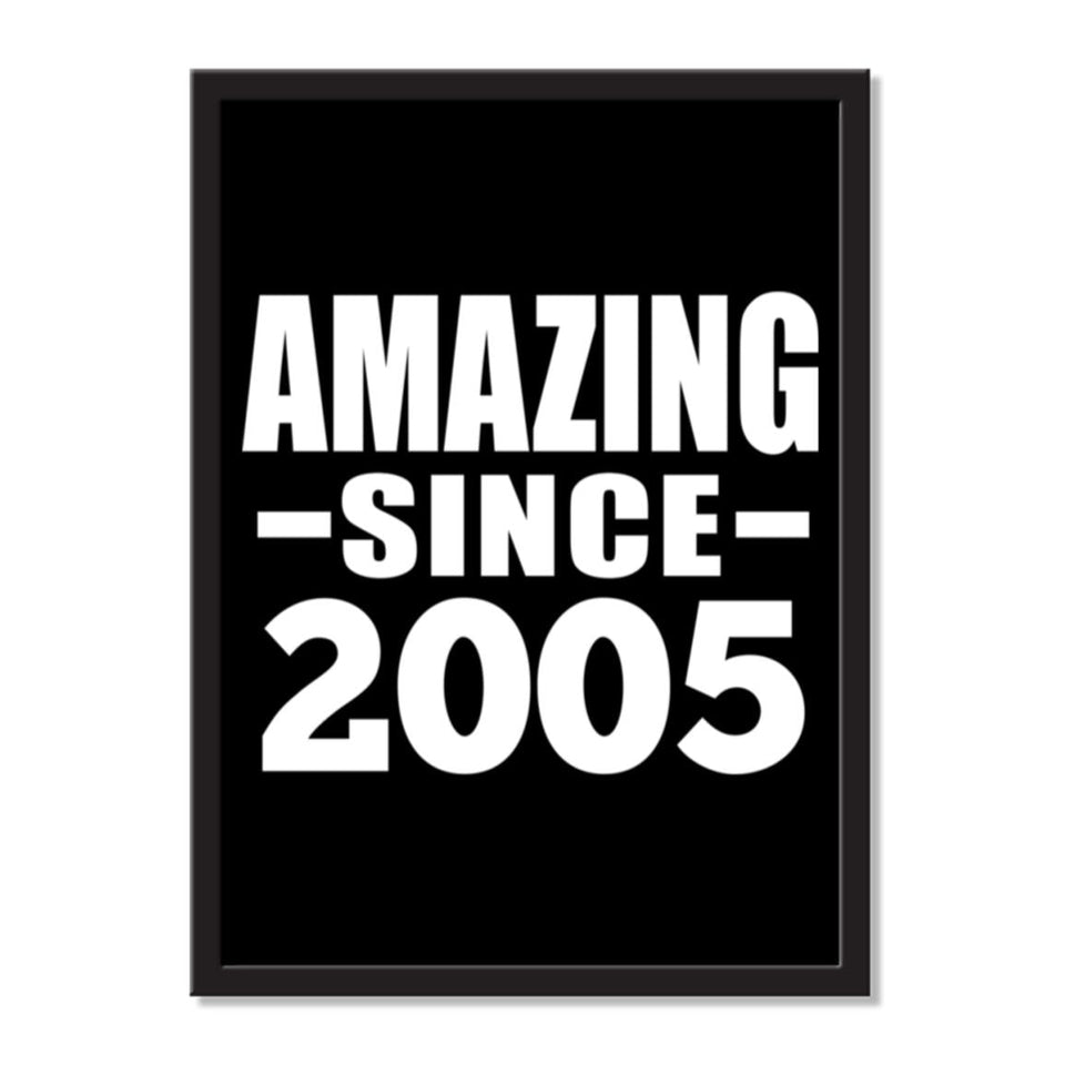 Amazing Since 2005 - Portrait Frame Photo Tile