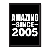 Amazing Since 2005 - Portrait Frame Photo Tile