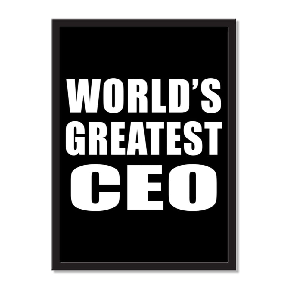 World's Greatest CEO - Portrait Frame Photo Tile