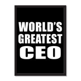 World's Greatest CEO - Portrait Frame Photo Tile