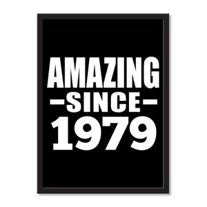 Amazing Since 1979 - Portrait Frame Photo Tile