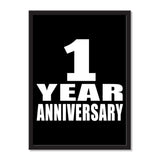 1 Year Anniversary - Portrait Frame Photo Tile