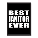 Best Janitor Ever - Portrait Frame Photo Tile