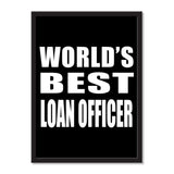 World's Best Loan Officer - Portrait Frame Photo Tile
