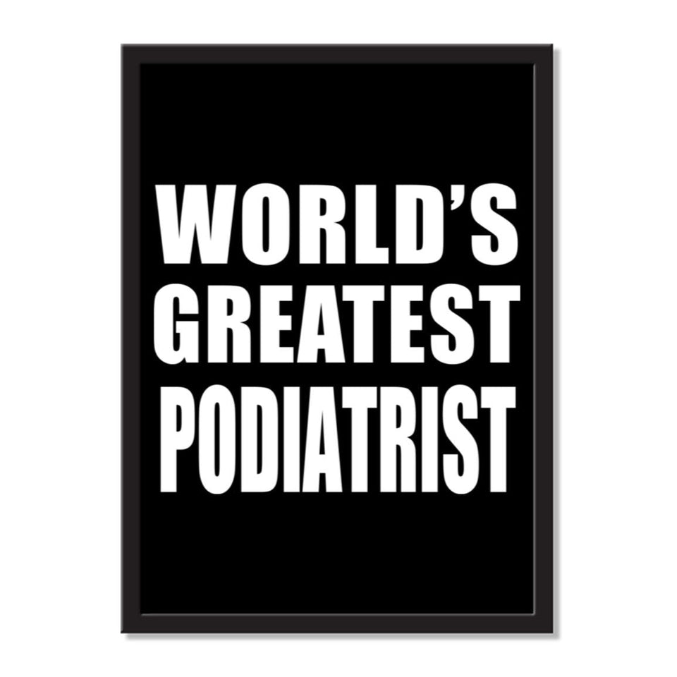 World's Greatest Podiatrist - Portrait Frame Photo Tile